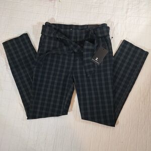 Jules & Leopold Men's Dark Plaid Dress Pants